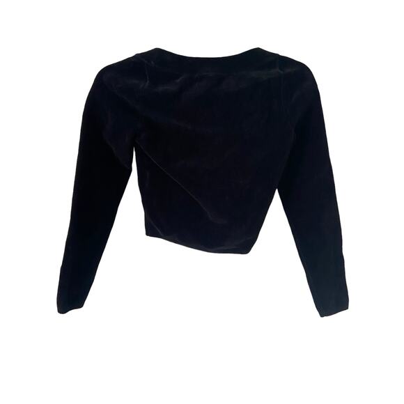 Alexander Wang Logo Scoop Neck Long Sleeve Sweater Top Designer Authentic Small - Picture 10 of 12